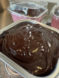 Postre de chocolate